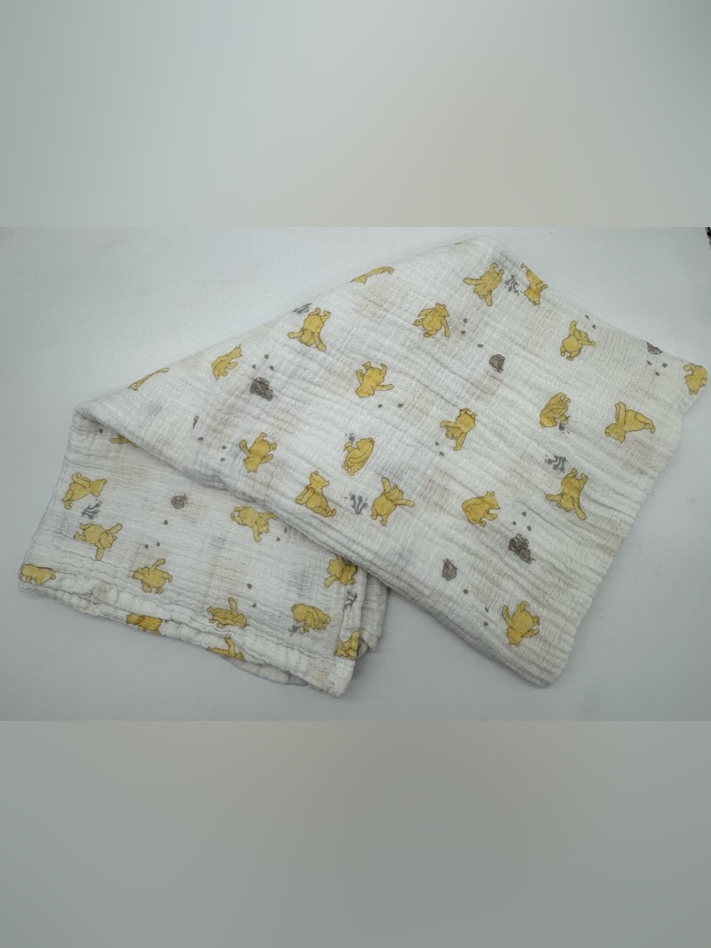 Disney Baby Muslin Swaddle Blanket featuring Winnie the Pooh